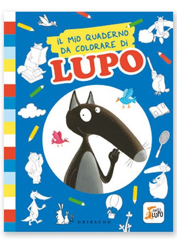 Il mio quaderno da colorare di Lupo